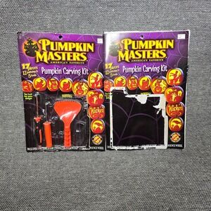 Pumpkin Masters Pumpkin Carving Kit 17 Pieces 12 Patterns 5 Tools Halloween Set‎